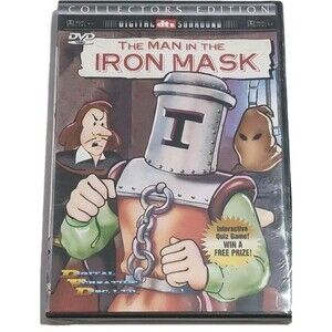 The Man in the Iron Mask DVD Cartoon Animated Classic Family Movie 1999